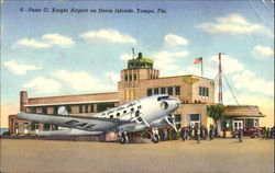 Peter O. Knight Airport On Davis Islands Tampa, FL Postcard Postcard