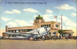 Peter O. Knight Airport On Davis Islands Postcard