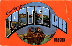 Greetings From Crater Lake Crater Lake National Park, OR Postcard Postcard