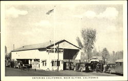 Entering California Blythe, CA Postcard Postcard