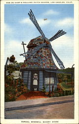 Van De Kamp's Holland Dutch Bakers Postcard