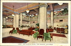 New Rosslyn Hotel Lobby Postcard