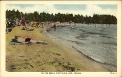 On The Beach Postcard