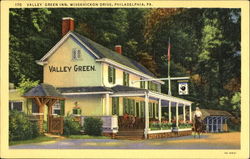 Valley Green Inn, Wissahickon Drive Postcard