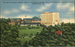 The Inn Of Pocono Manor Pennsylvania Postcard Postcard