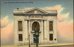 First National Bank Postcard