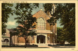 Church Of The Epiphany Sayre, PA Postcard Postcard