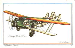 Boeing Model 80A Aircraft Postcard Postcard
