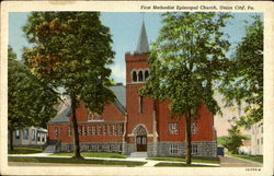 First Methodist Episcopal Church Postcard