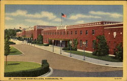 State Farm Show Building Postcard