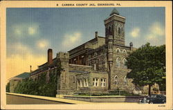 Cambria County Jail Ebensburg, PA Postcard Postcard