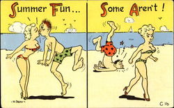 Summer Fun Some Aren't! Postcard