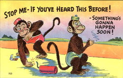 Stop Me If You've Heard This Before! Comic, Funny Postcard Postcard