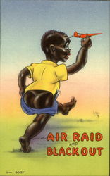 Air Raid And Blackout Postcard