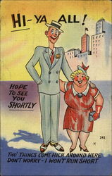 Hi - Ya All! Postcard