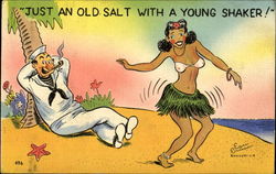 Just An Old Salt With A Young Shaker! Postcard