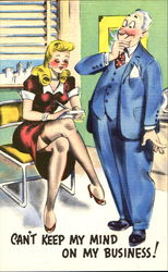 Can't Keep My Mind On My Business! Postcard