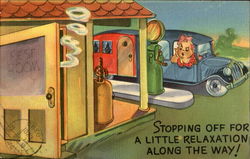 Stopping Off For A Little Relaxation Along The Way! Postcard