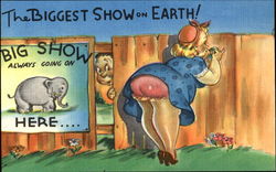 The Biggest Show On Earth! Postcard