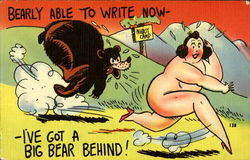 Bearly Able To Write Now Postcard