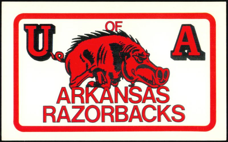 University of Arkansas Razorbacks Mascot and Logos Fayetteville