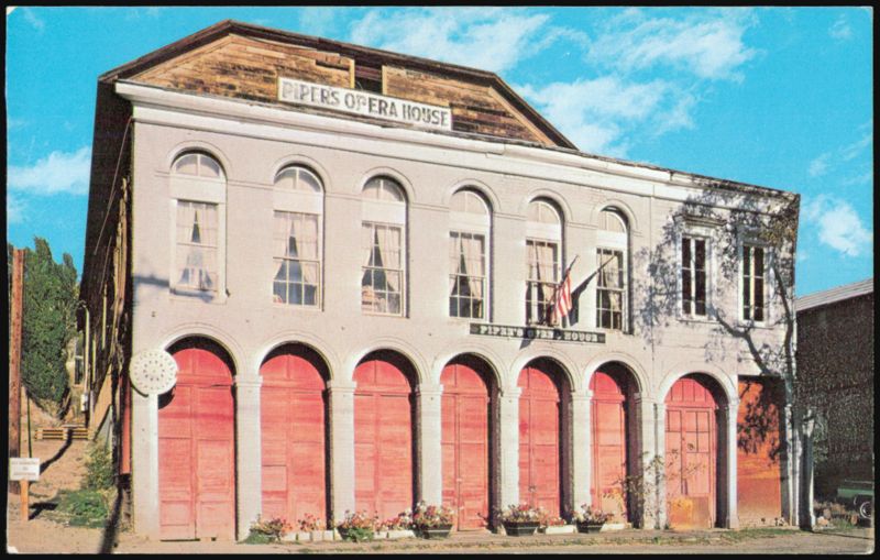 Piper's Opera House Architecture Virginia City Nevada