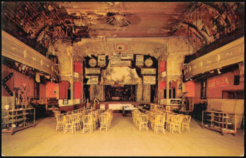 Interior Piper's Opera House Virginia City Nevada