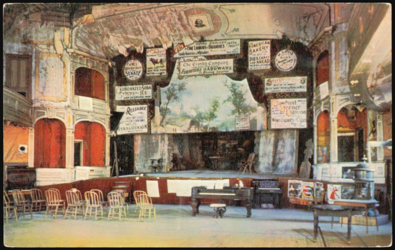 Piper's Opera House Interior Virginia City Nevada