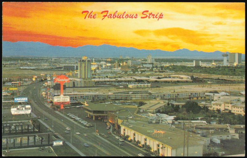 The Fabulous Las Vegas Strip From Dunes Hotel Nevada