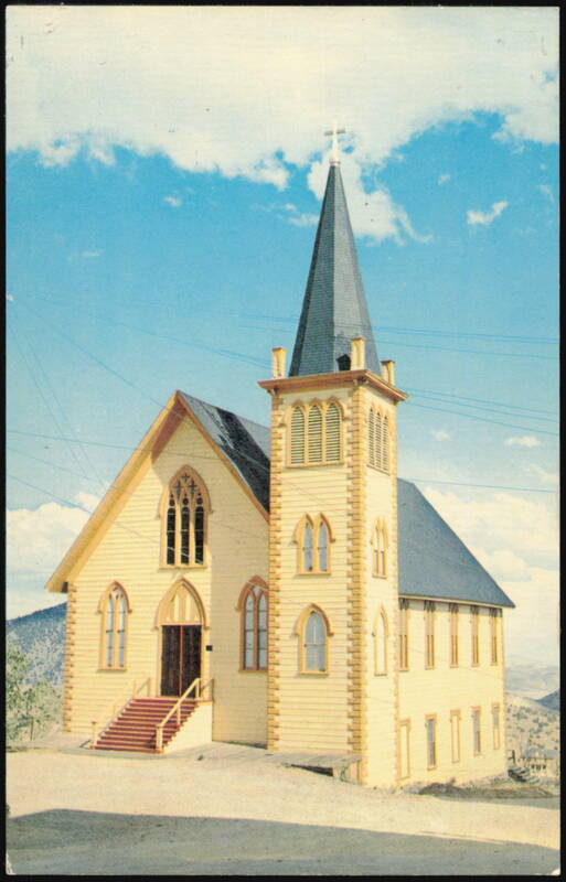 St. Paul's Episcopal Church Architecture Virginia City Nevada