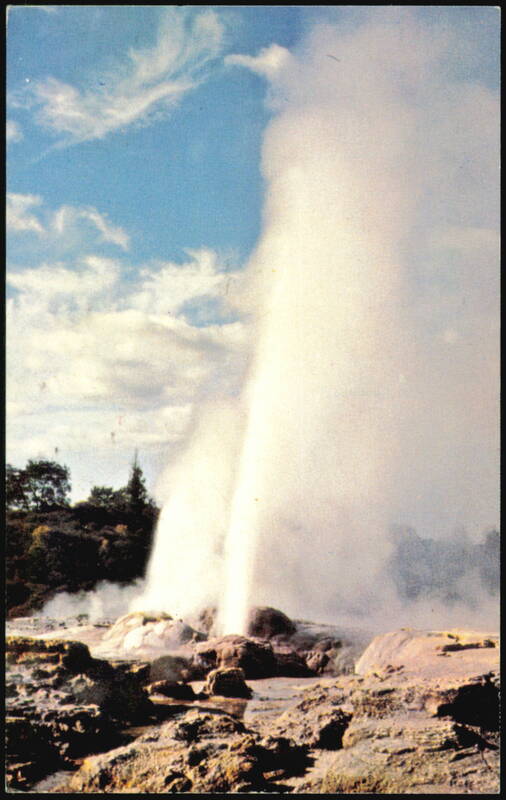 Geyser at Rotorua New Zealand