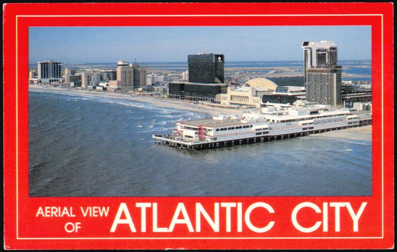 Aerial View of Atlantic City and Ocean One Pier New Jersey