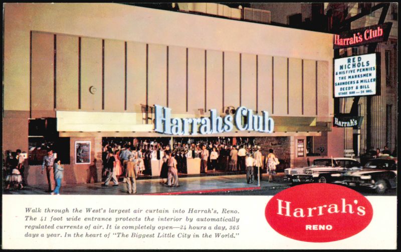 Harrah's Club Exterior, Reno, Nevada