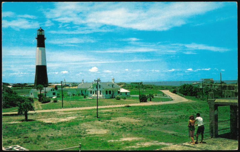 Fort Screven and Tybee Light Guardhouse View Savannah Beach Georgia