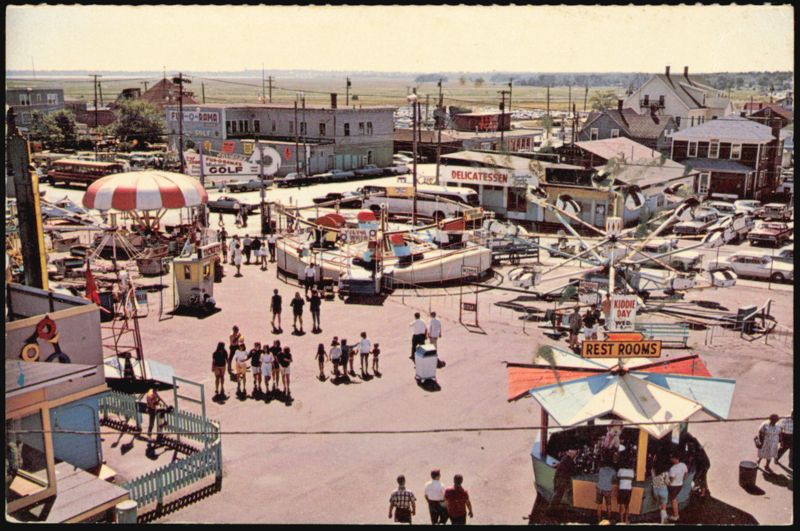 Shaheen's Fun-O-Rama Park Midway at Salisbury Beach Massachusetts
