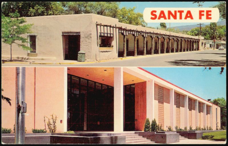 Governor's Palace and Post Office Santa Fe New Mexico