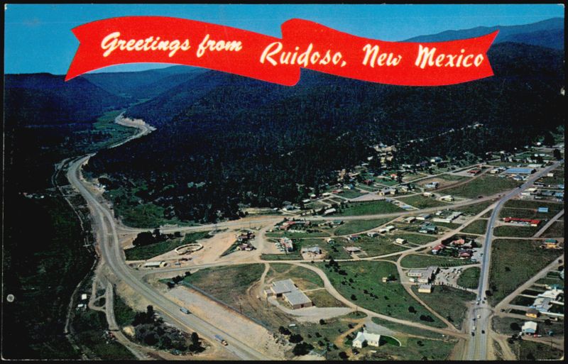 East Side Ruidoso - U.S. 70 Aerial View New Mexico