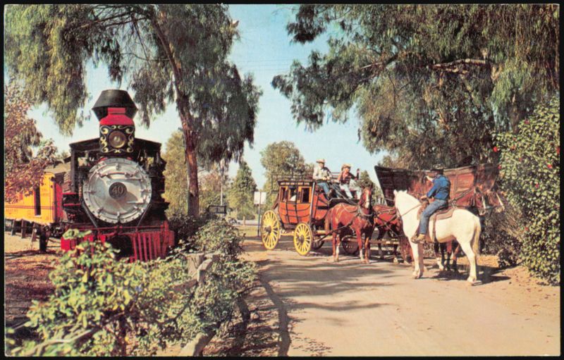 Stage Coach Robbery, Knott's Berry Farm, Ghost Town Buena Park California