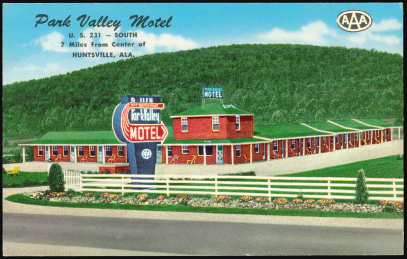 Park Valley Motel on Memorial Parkway South Huntsville Alabama