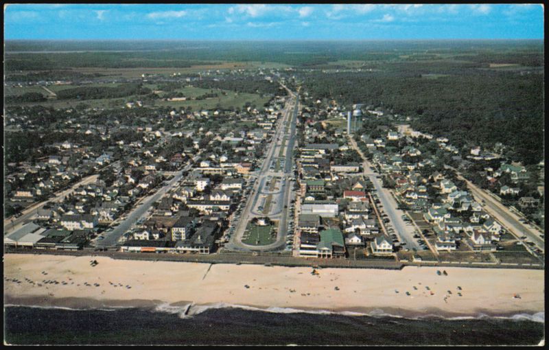 Aerial View of Delaware's Most Famous Playground Rehoboth Beach