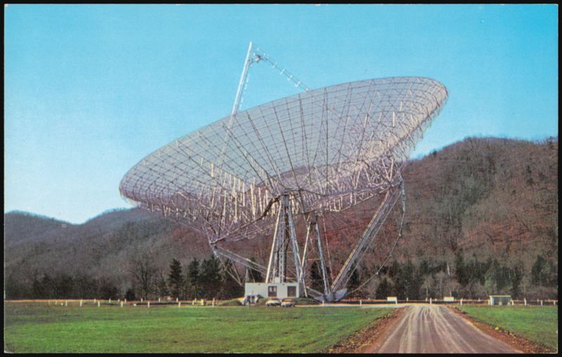 300-Foot Transit Radio Telescope National Radio Astronomy Green Bank West Virginia