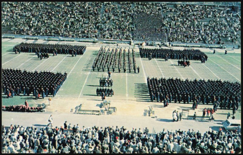 Corps of Cadets of Virginia Polytechnic Institute in Formation Roanoke