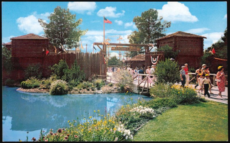 Frontierland Entrance - Disneyland Magic Kingdom Anaheim California