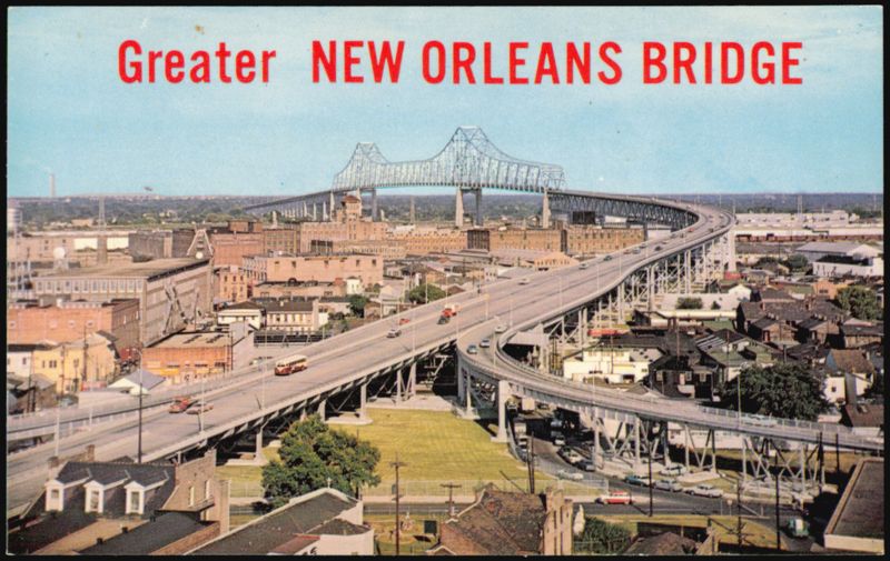 Greater New Orleans Bridge Mississippi River Louisiana