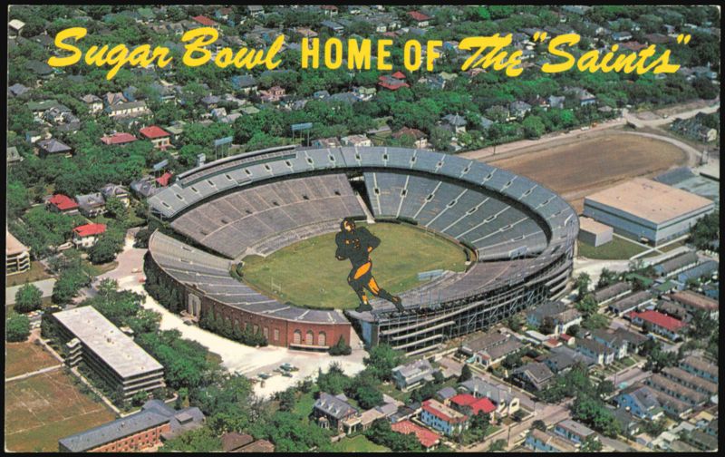 Sugar Bowl Home of the Saints Stadium New Orleans Louisiana