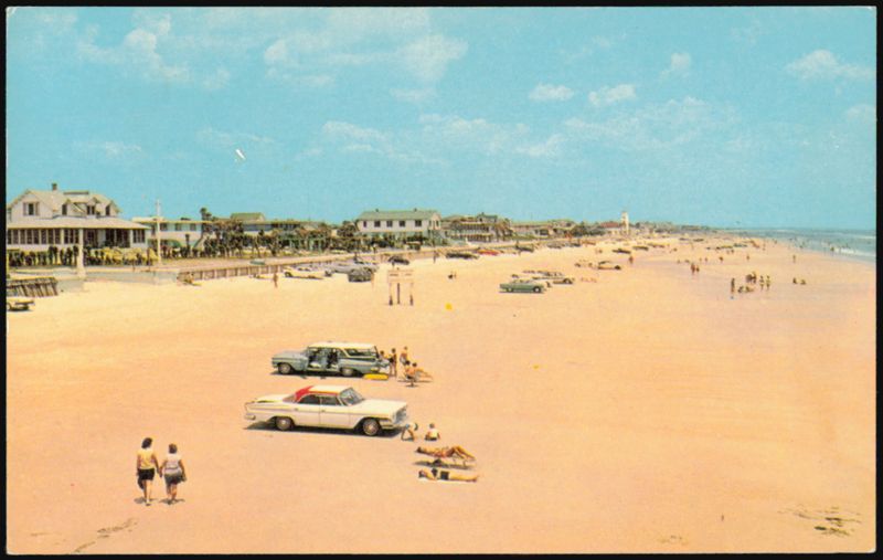 Motoring on the Beach at Jacksonville Beach, Florida