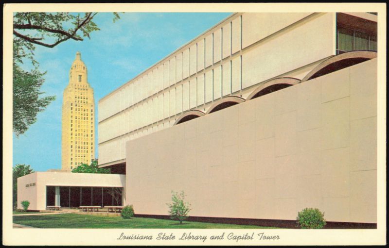 Louisiana State Library and Capitol Tower Baton Rouge