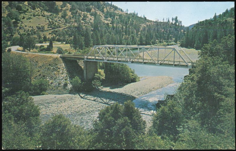 Bridge Over North Fork of the Trinity River, California