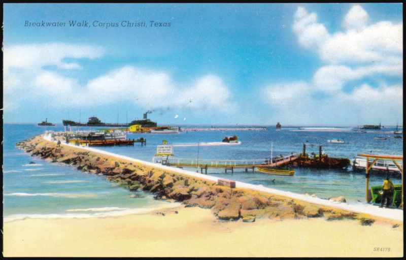 Breakwater Walk Corpus Christi Texas