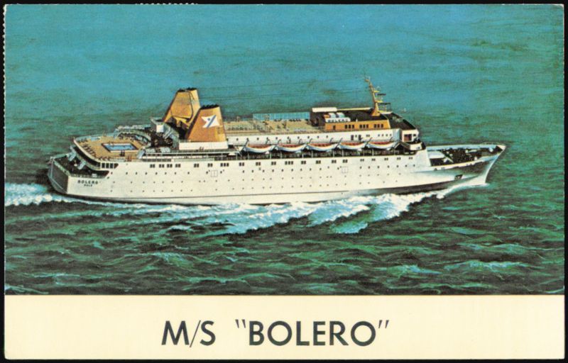 M/S Bolero Cruise Ship - Norwegian Registry Built 1973